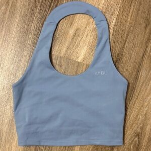 AYBL Slate Blue Athletic Crop Top